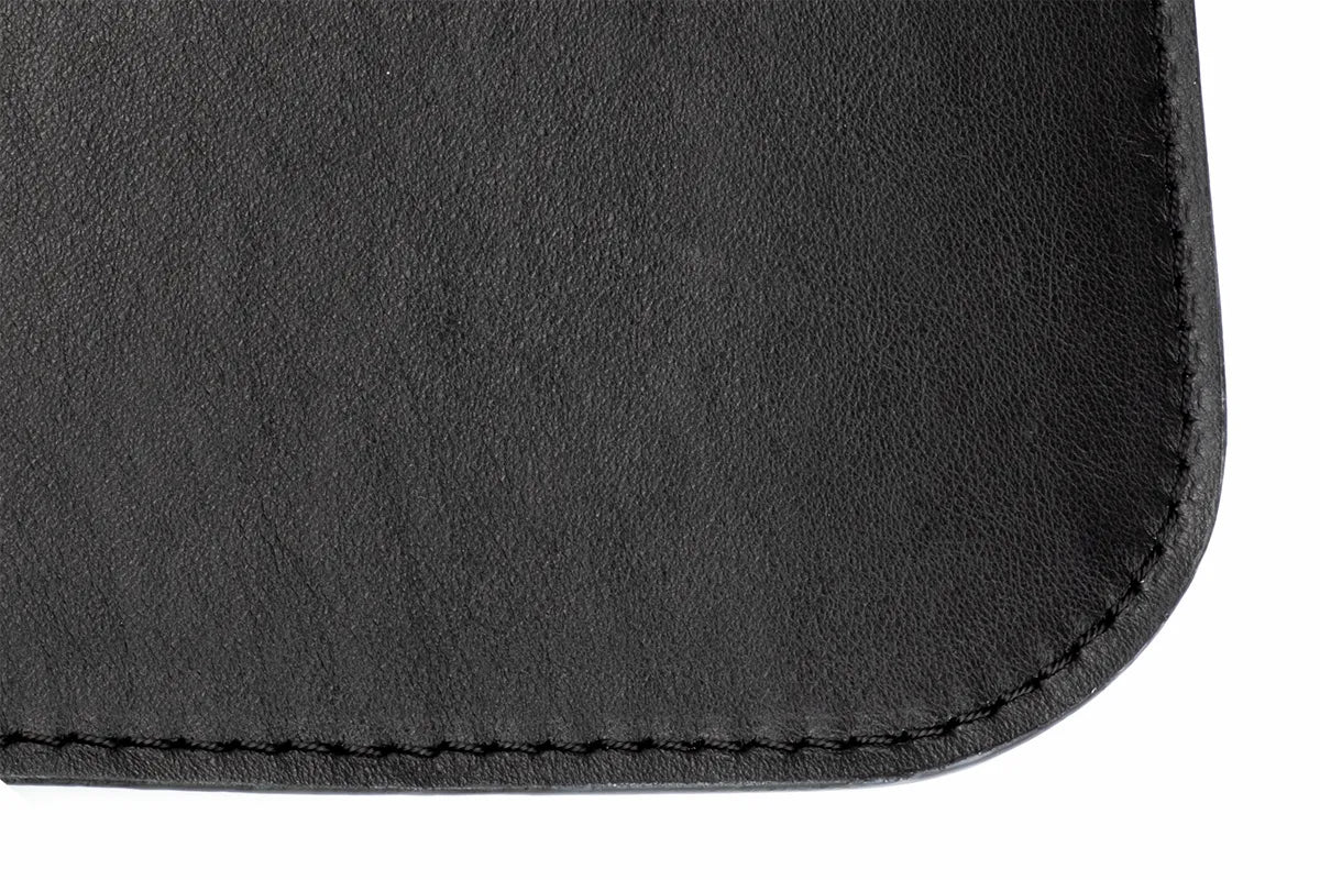 Sottomano Personalizzato in Vera Pelle Italiana Nero
